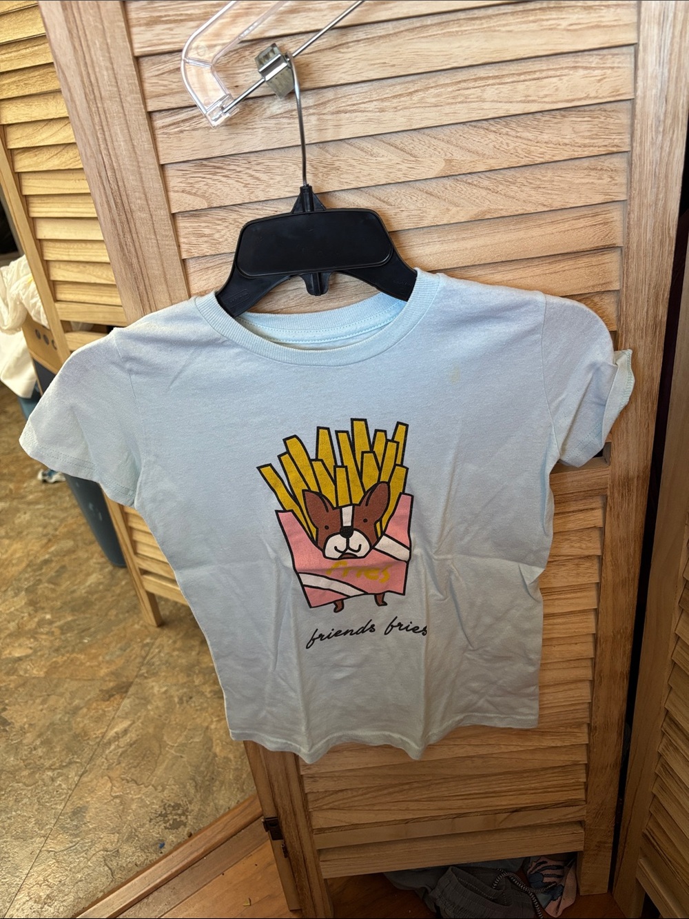 Kids Light Blue 'Friends Fries' Graphic Tee 12